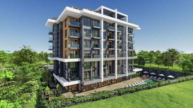 A new major project in Alanya, 300 m away. from the sea