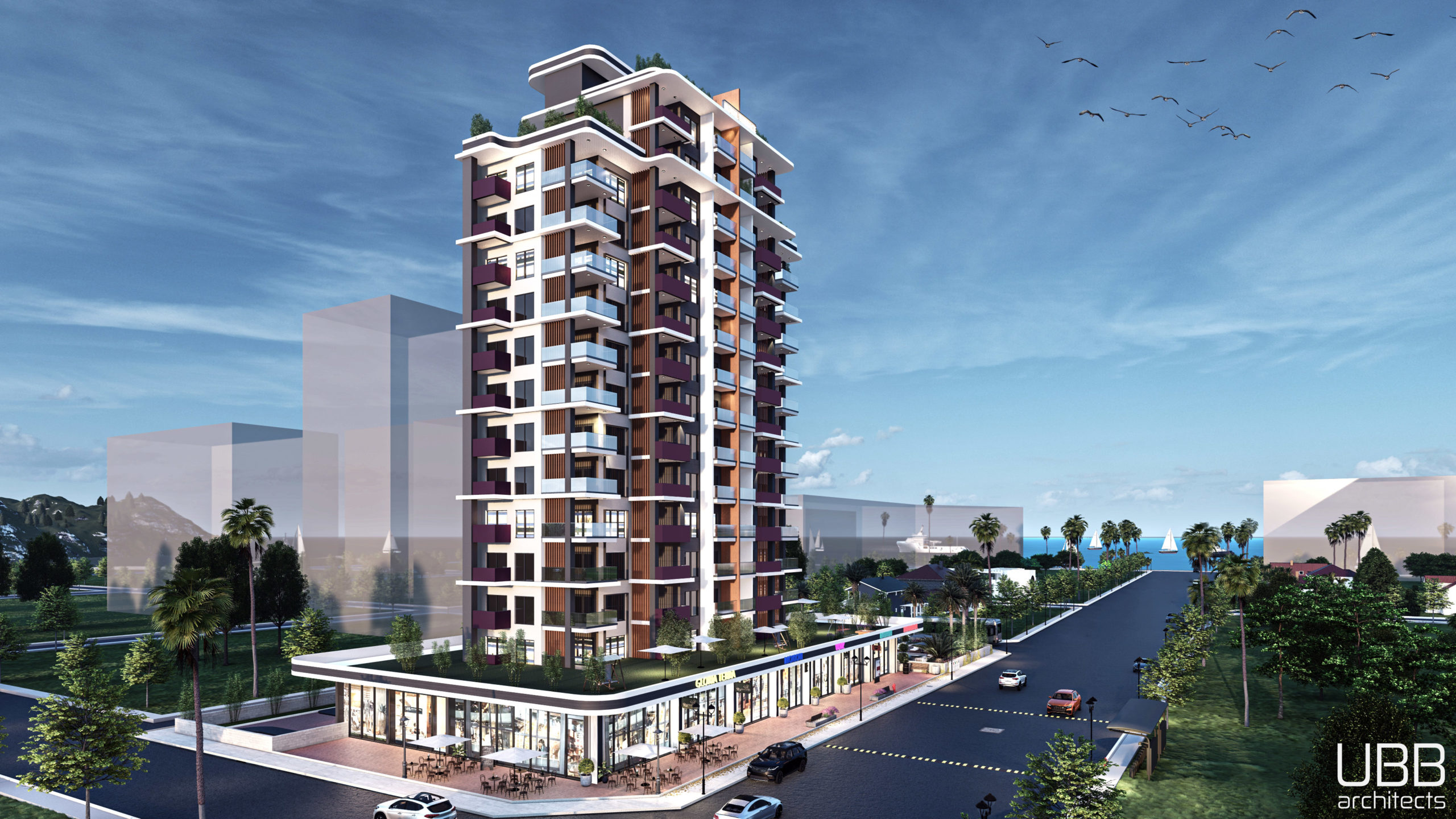 Apartment in a new ready-made complex in Mersin, close to the sea, Tece