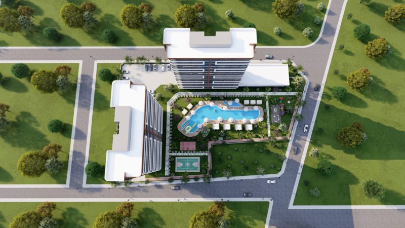 New luxury investment project in Mersin, Tömük