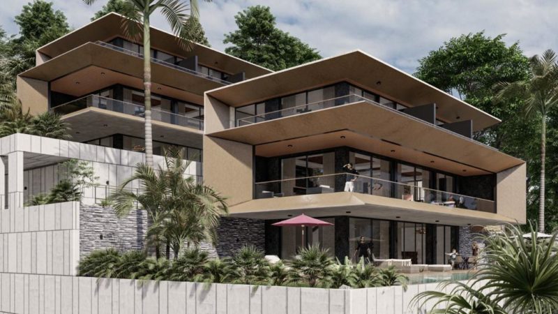 New project of spacious villas in the Bektaş/Alanya