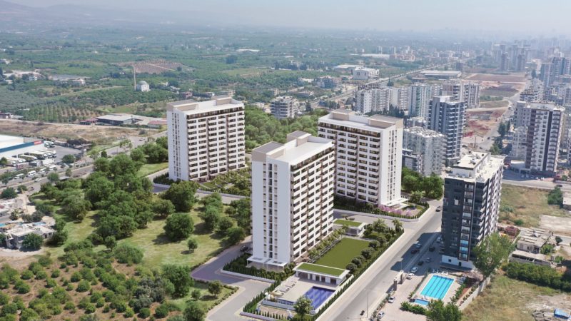A new promising project in Mersin, 230 m from the sea