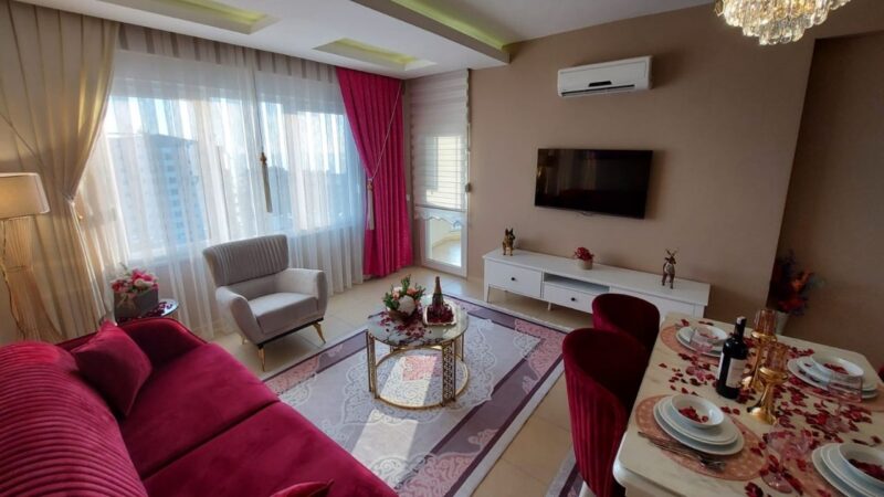 Stunning 2+1 view apartment in a developed area of Alanya