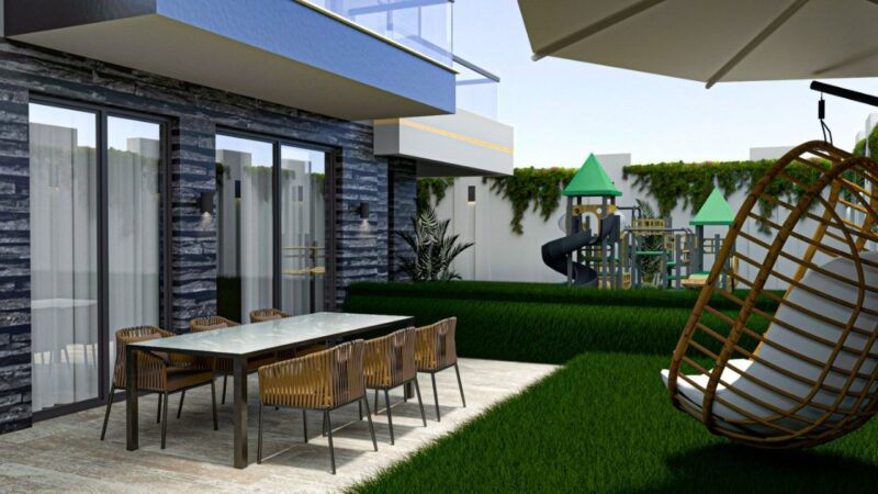 New complex in the center of Alanya, 500 m. from the sea