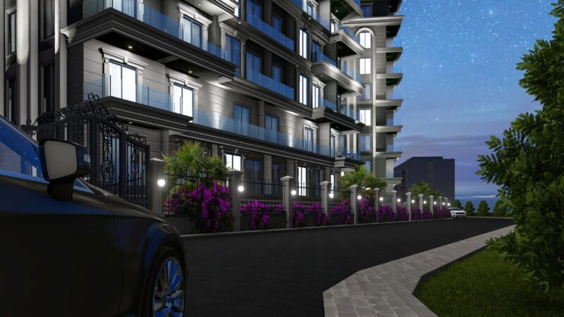New complex in the center of Alanya, 600 meters from the sea