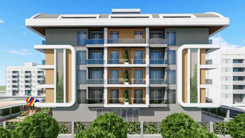 The new complex is 300 m away. from the beach in the center of Alanya