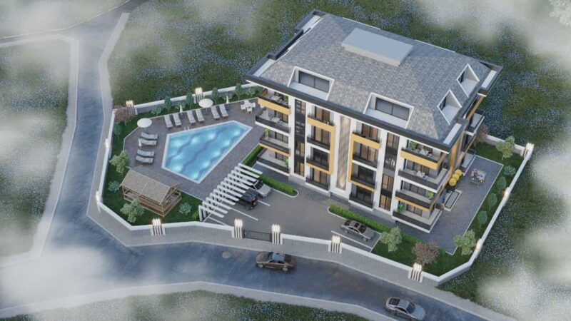 New project in Oba district, Alanya