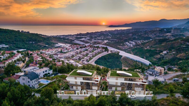 Luxury premium villas with sea views, in Alanya