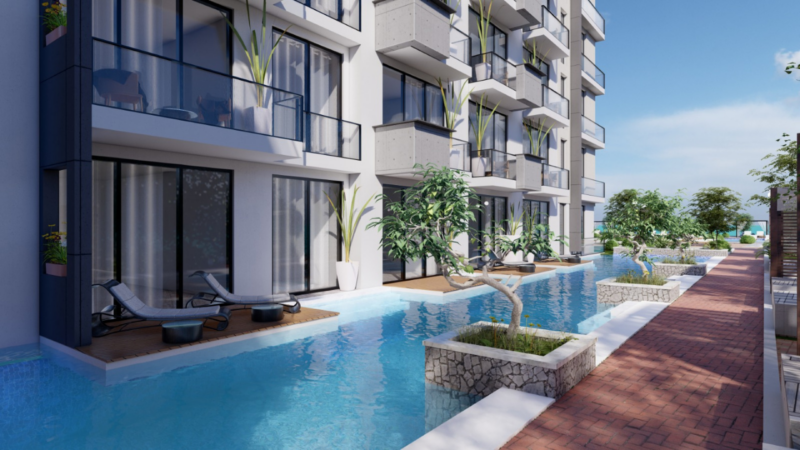 New exclusive project in Northern Cyprus on the seashore