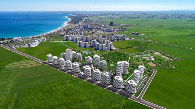 A grandiose project of Northern Cyprus, under construction