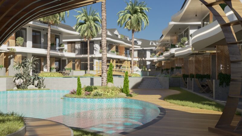 A new large project in Alanya, Inсekum, 300 meters from the sea