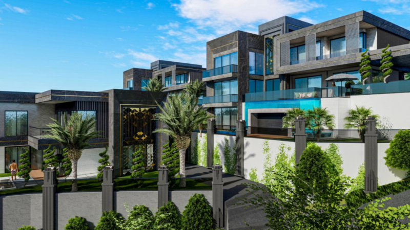 New complex of premium class villas in Alanya, Under Citizenship