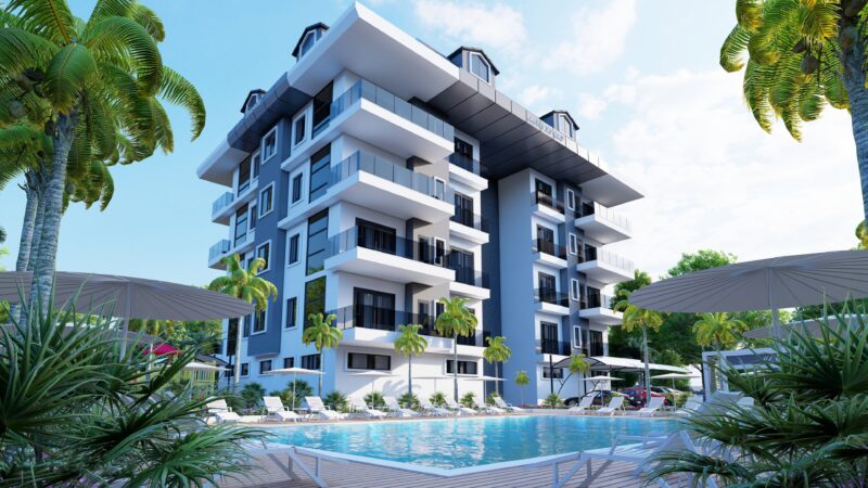 New residential complex in Alanya, 230 meters from the sea