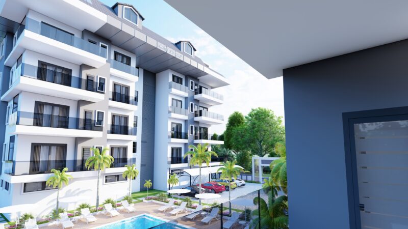 New residential complex in Alanya, 230 meters from the sea