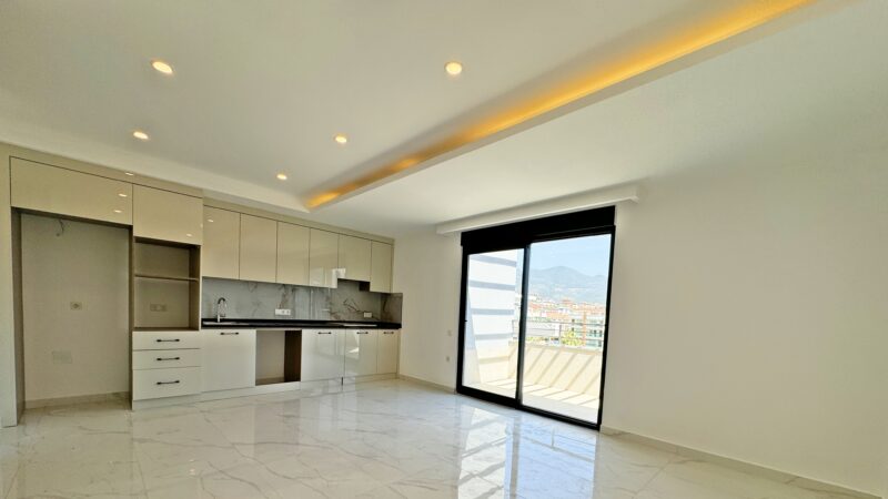 Duplex 2+1 in a new residential complex in Alanya, Oba